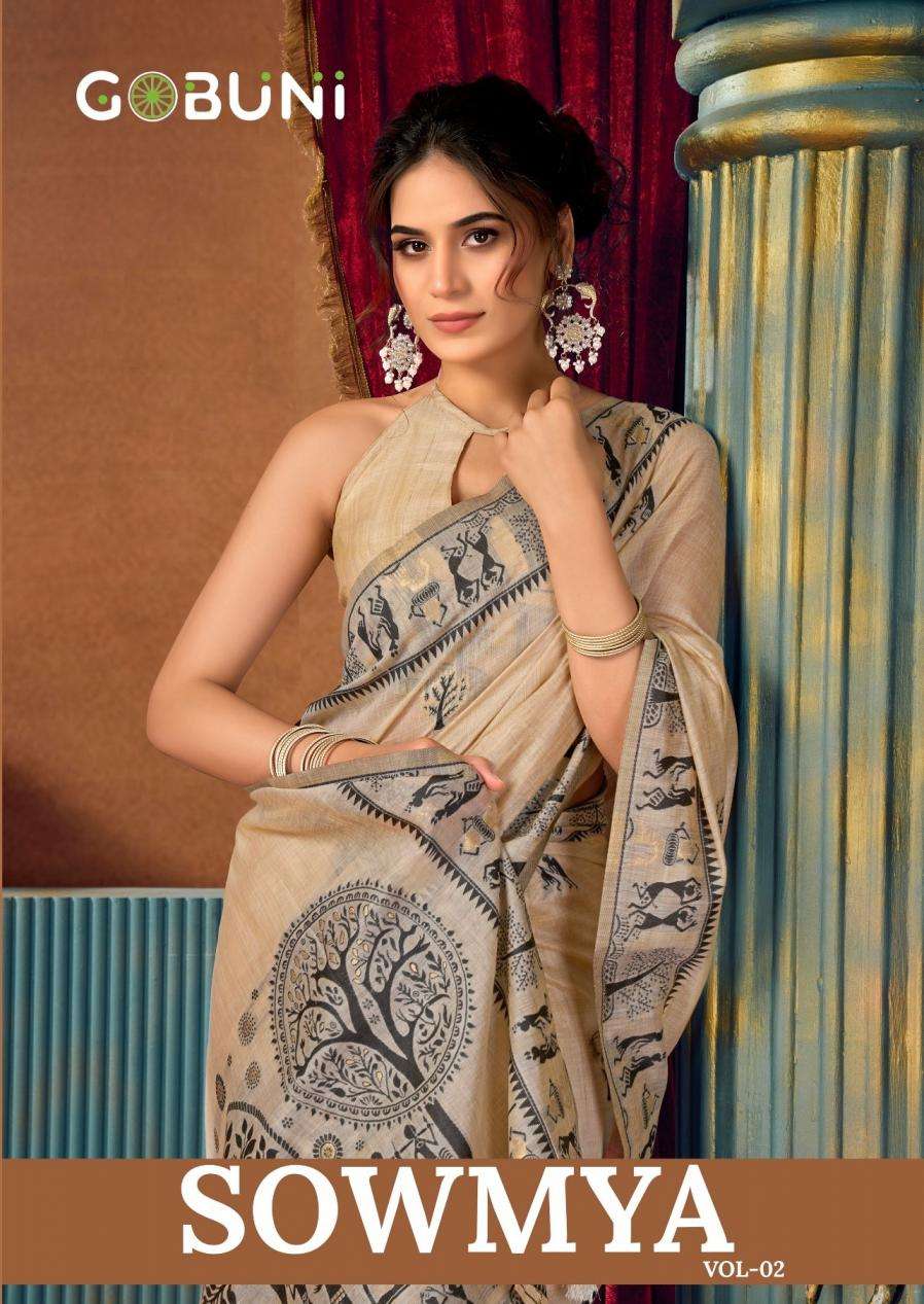 GOBUNI SAREES SOWMYA VOL 2 PRINTED KURTI WHOLESALER