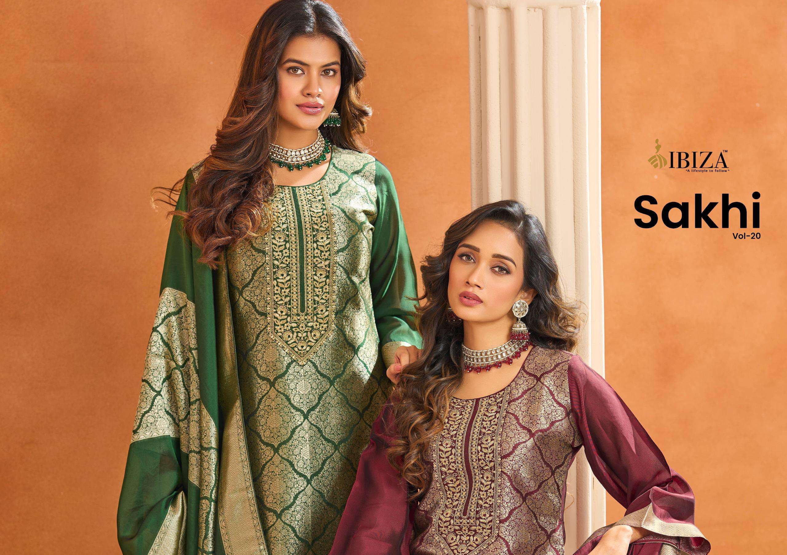 IBIZA SUIT SAKHI VOL 20 PRINTED KURTI WHOLESALER