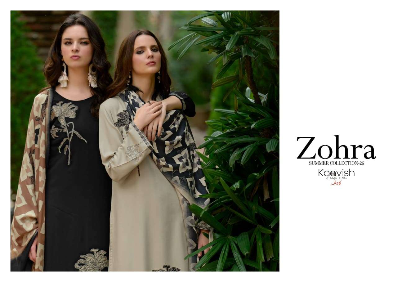 KAAVISH KURTI ZOHRA PRINTED KURTI WHOLESLER