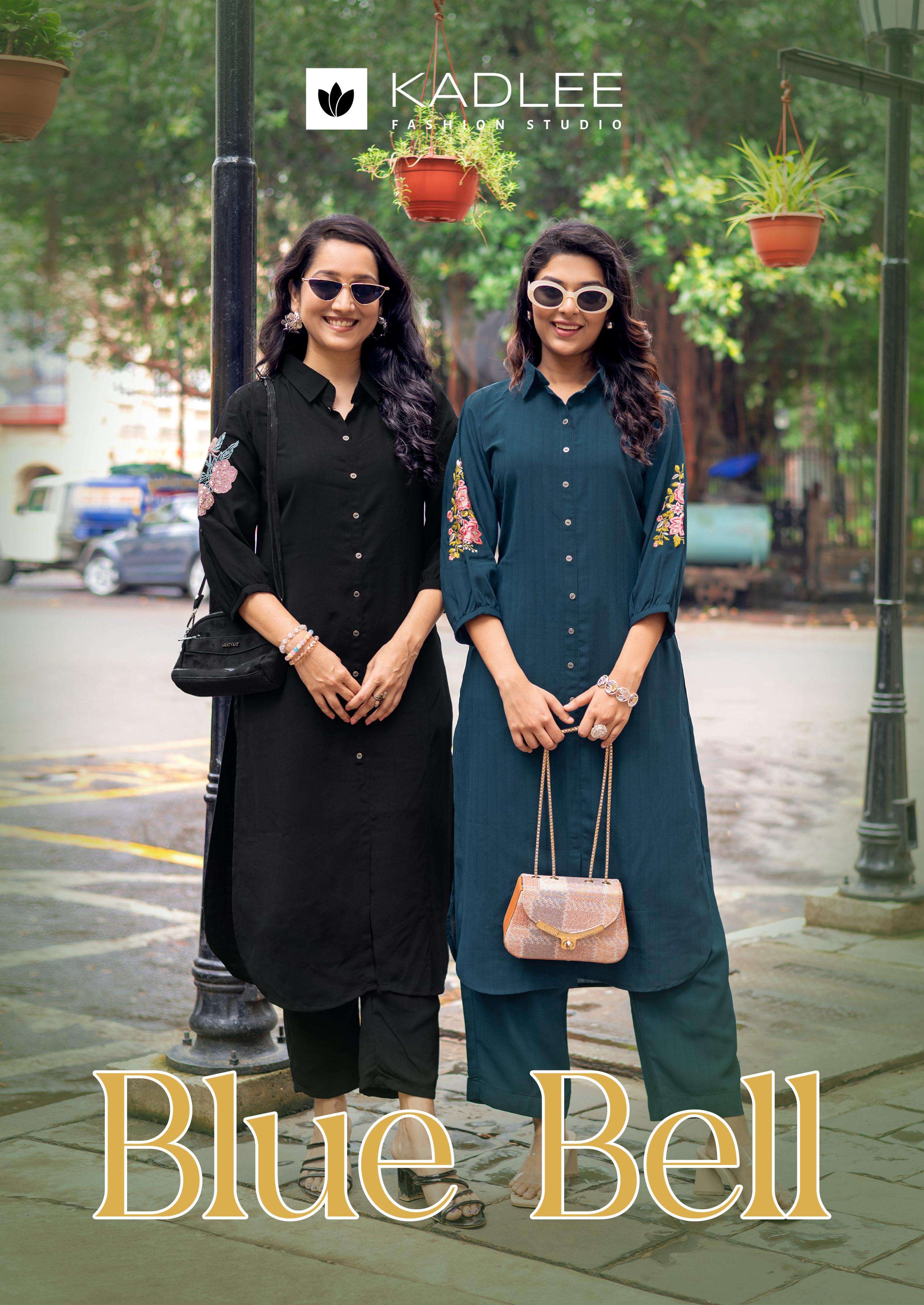 KADLEE KURTI BLUE BELL PRINTED KURTI WHOLESALER
