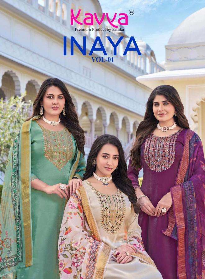 KAVYA KURTI INAYA VOL 1 PRINTED KURTI WHOLESALER