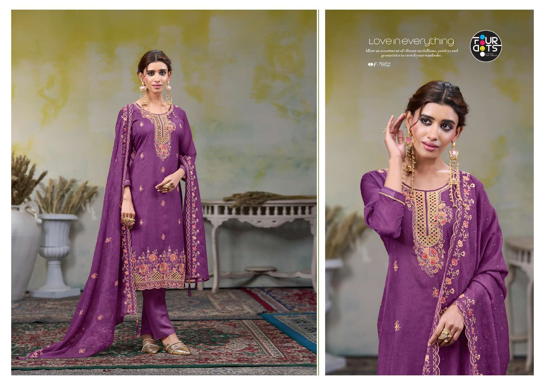 KESSI SUIT FOUR DOTS PRAGYA PRINTED KURTI WHOLESALER