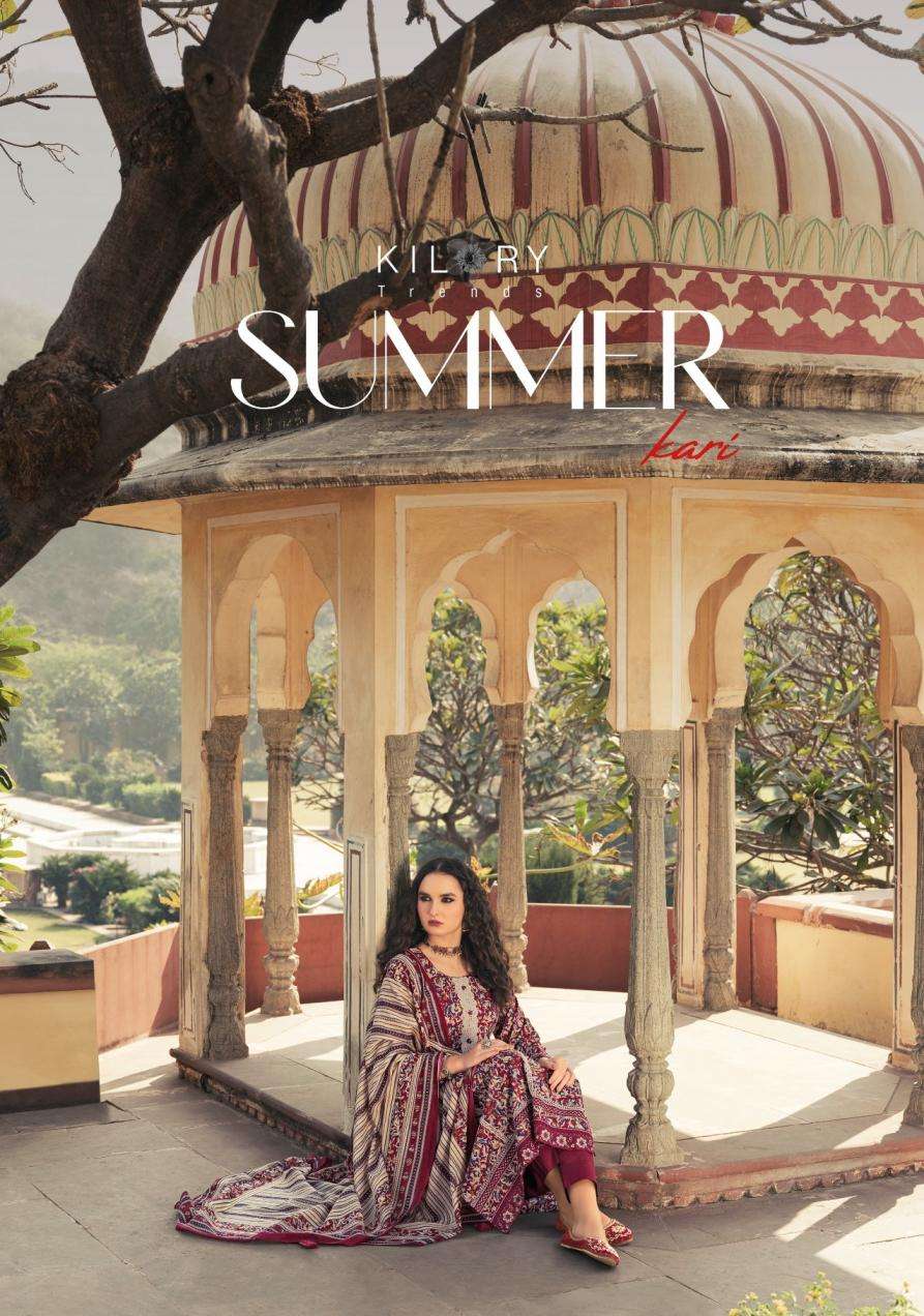 KILORY TRENDS SUIT SUMMER KARI PRINTED KURTI WHOLESALER 