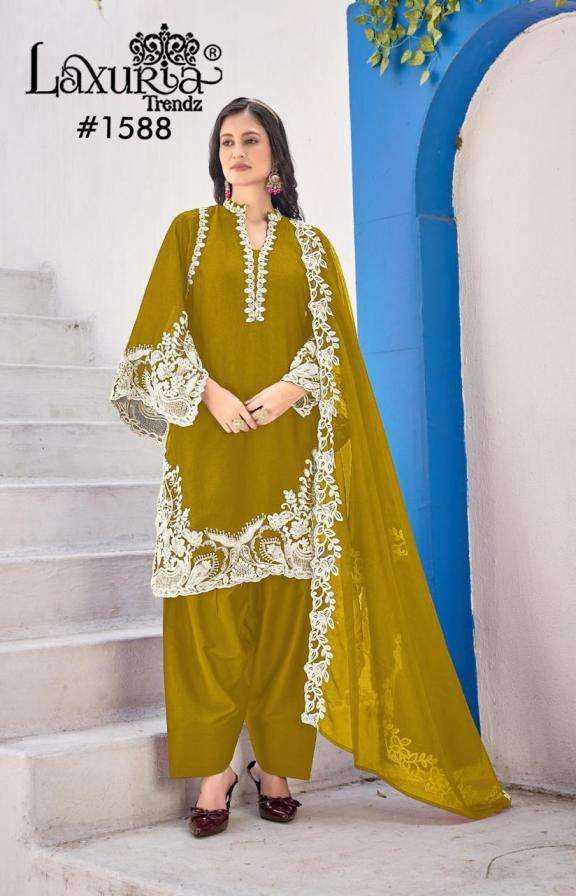 LAXURIA TRENDZ KURTI 1588 PRINTED KURTI WHOLESALER