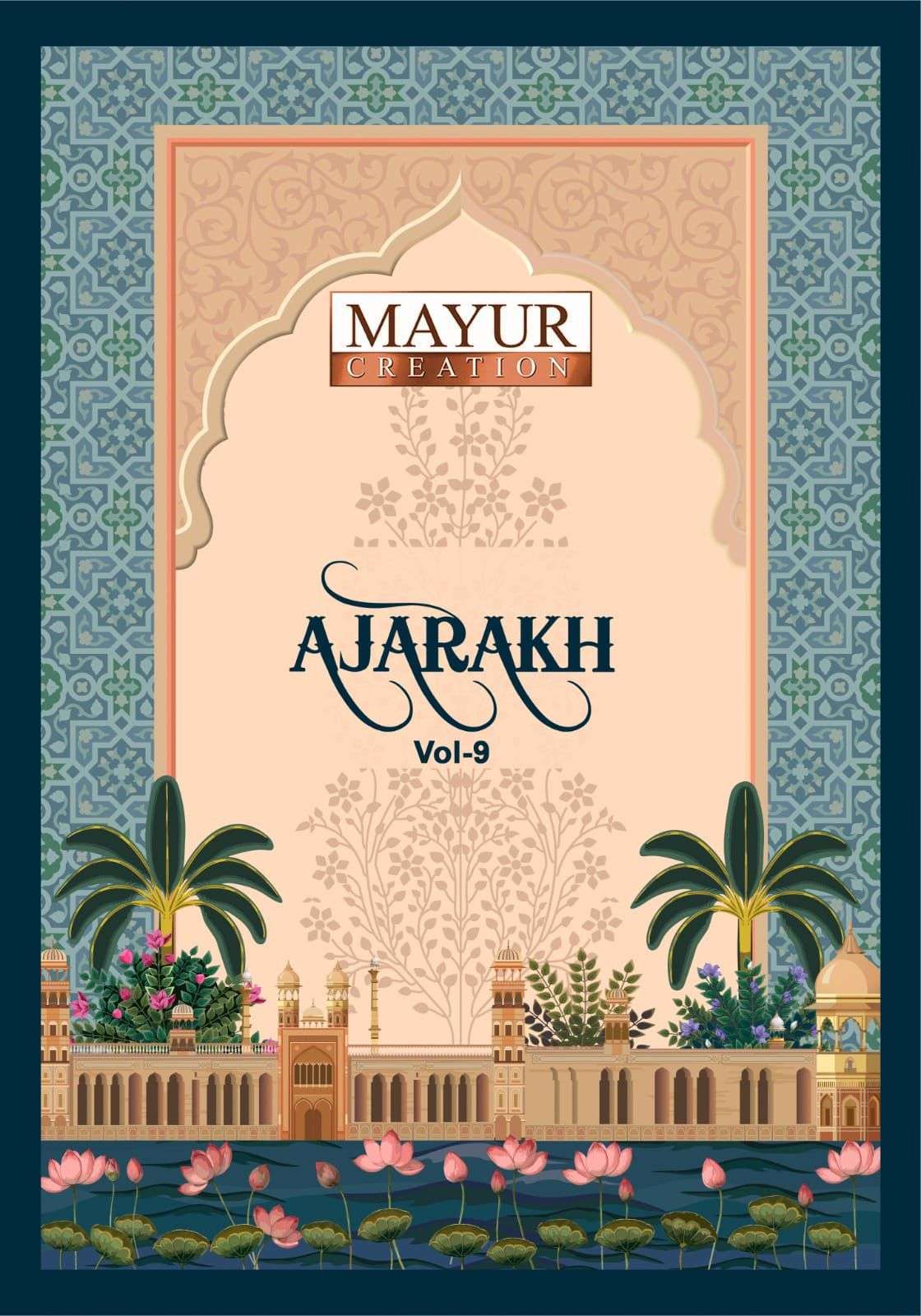 MAYUR CREATION KURTI AJARAKH VOL 9 PRINTED KURTI WHOLESALER