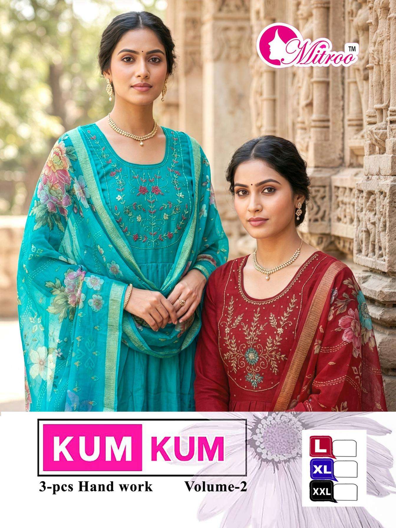 MITROO KURTI KUM KUM VOL 2 PRINTED KURTI WHOLESALER