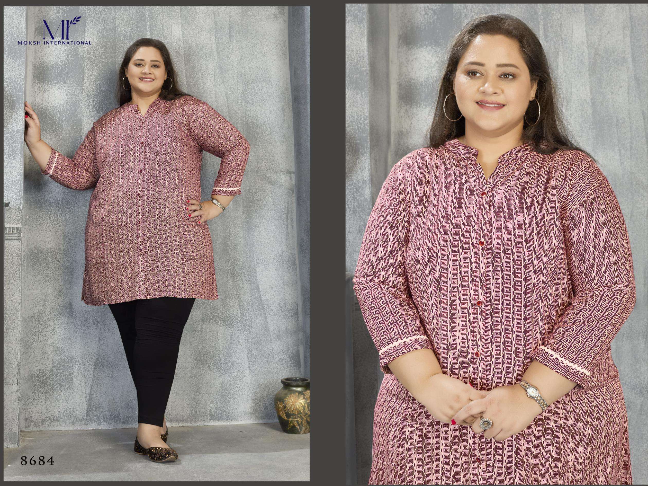 MOKSH INTERNATIONAL KURTI COMFORT VOL-1 PRINTED KURTI WHOLESALER