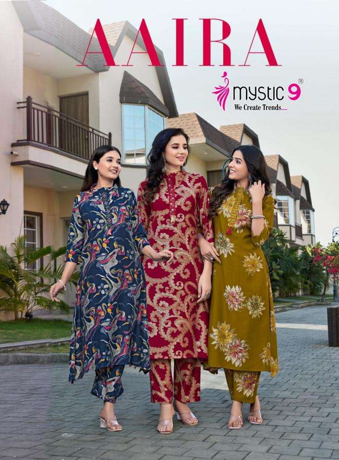 MYSTIC 9 KURTI AAIRA VOL 1 PRINTED KURTI WHOLESALE 