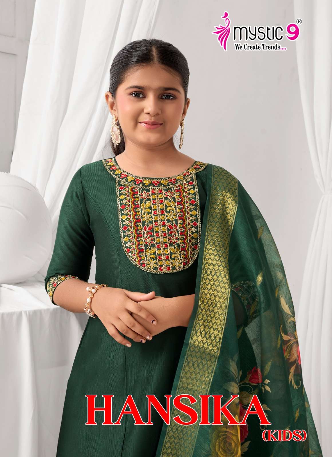 MYSTIC 9 KURTI HANSIKA VOL 2 PRINTED KURTI WHOLESALER