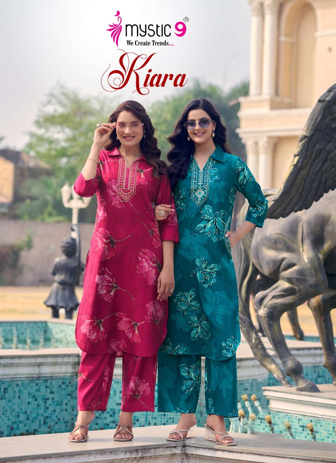 MYSTIC 9 KURTI KIARA VOL 2 PRINTED KURTI WHOLESALER PRINTED KURTI WHOLESALER
