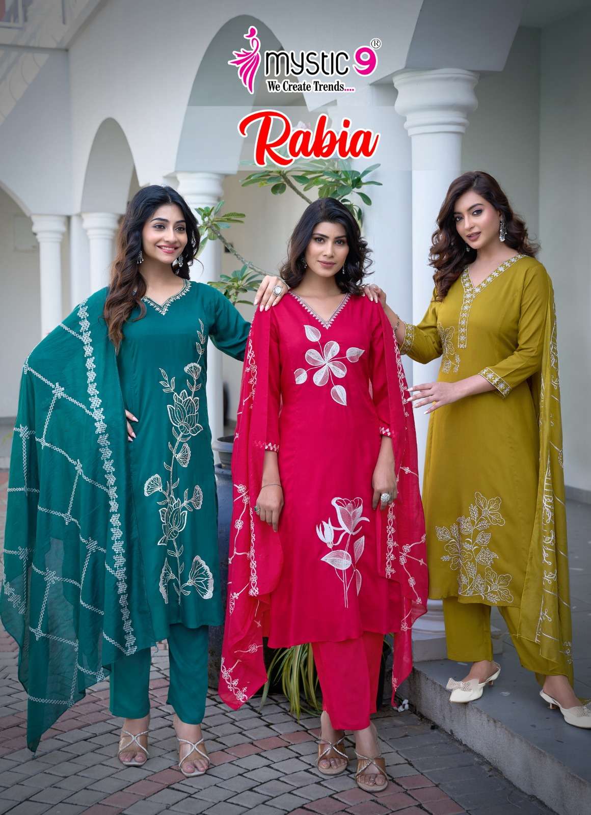 MYSTIC 9 KURTI RABIA VOL 1 PRINTED KURTI WHOLESALER
