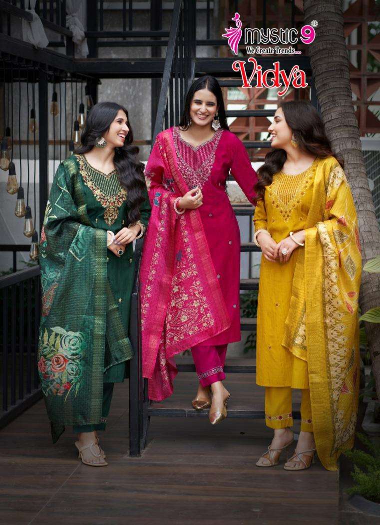 MYSTIC 9 KURTI VIDYA VOL 2 PRINTED KURTI WHOLESALER