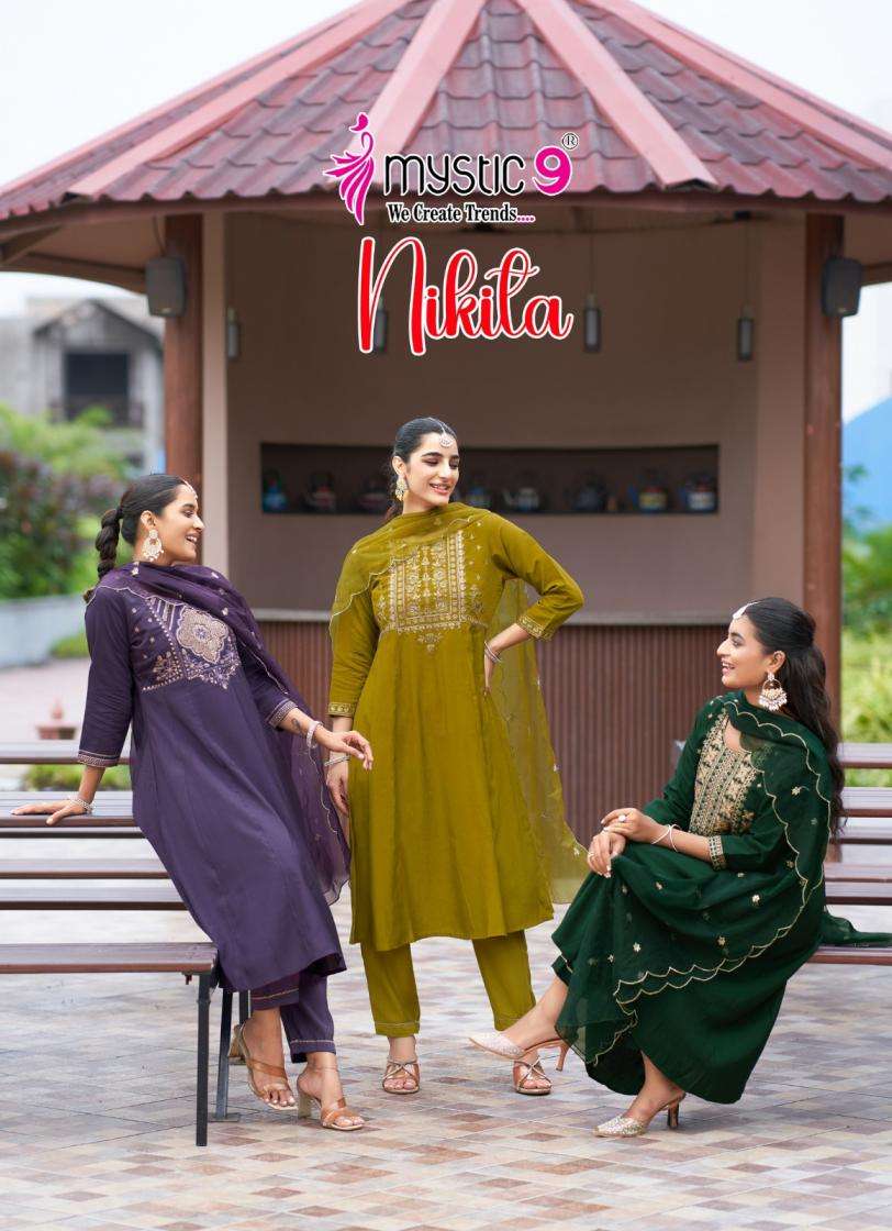 MYSTIC9 KURTI NIKITA VOL 1 PRINTED KURTI WHOLESALER
