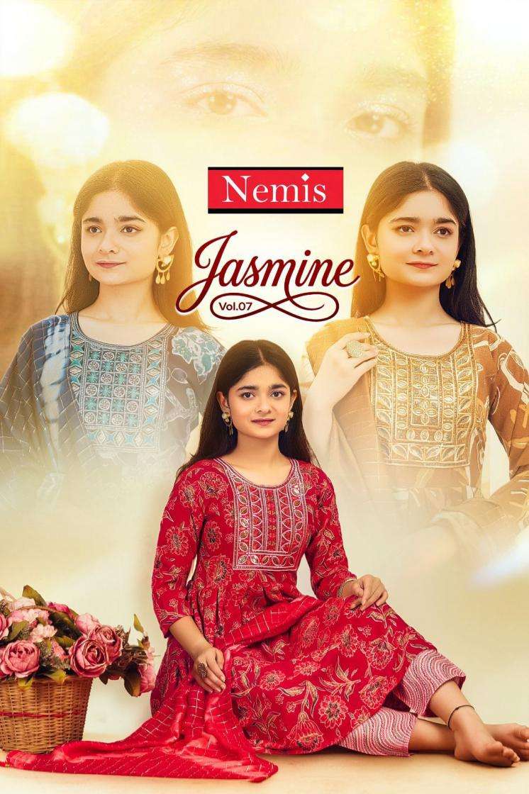 NEMIS KURTI JASMIN VOL 6 PRINTED KURTI WHOLESALER
