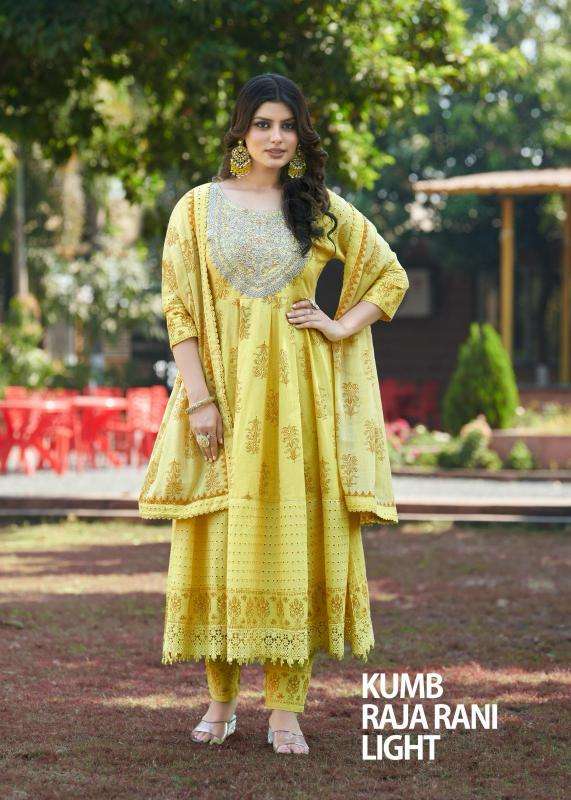 P R CLOTHING KURTI RAJA RANI LIGHT PRINTED KURTI WHOLESALER