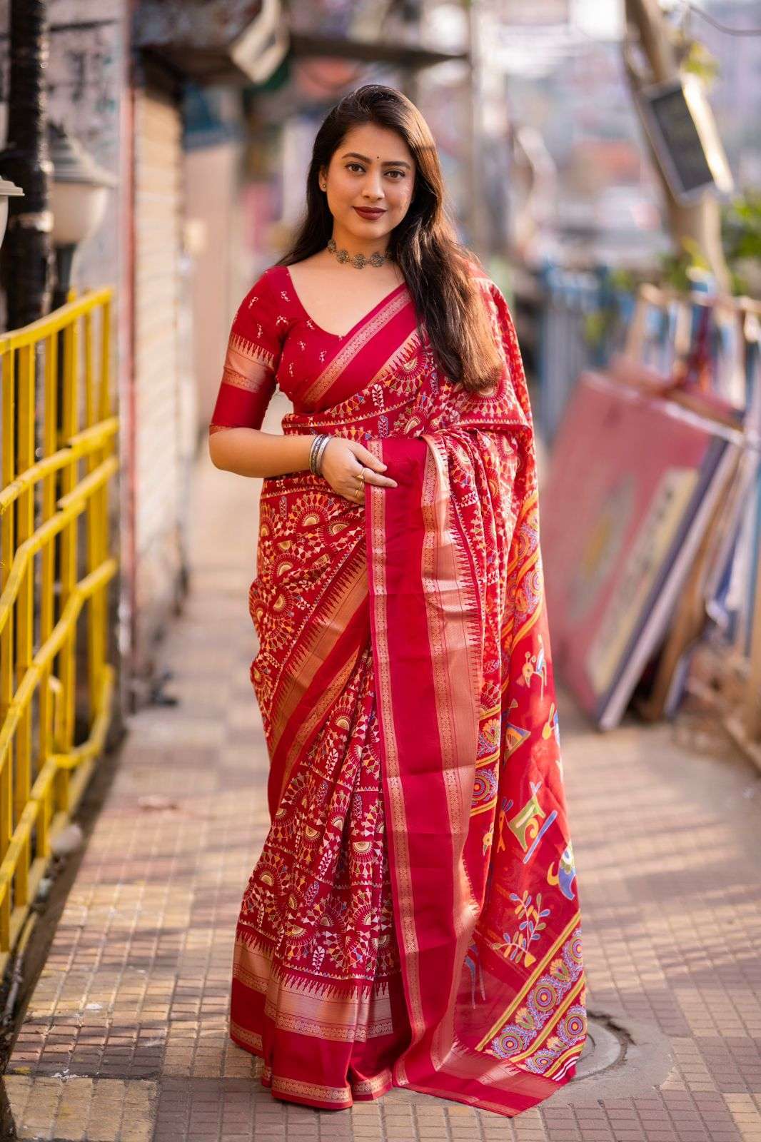 P R CLOTHING SAREES PENCIL CRAPE PRINTED KURTI WHOLESLER