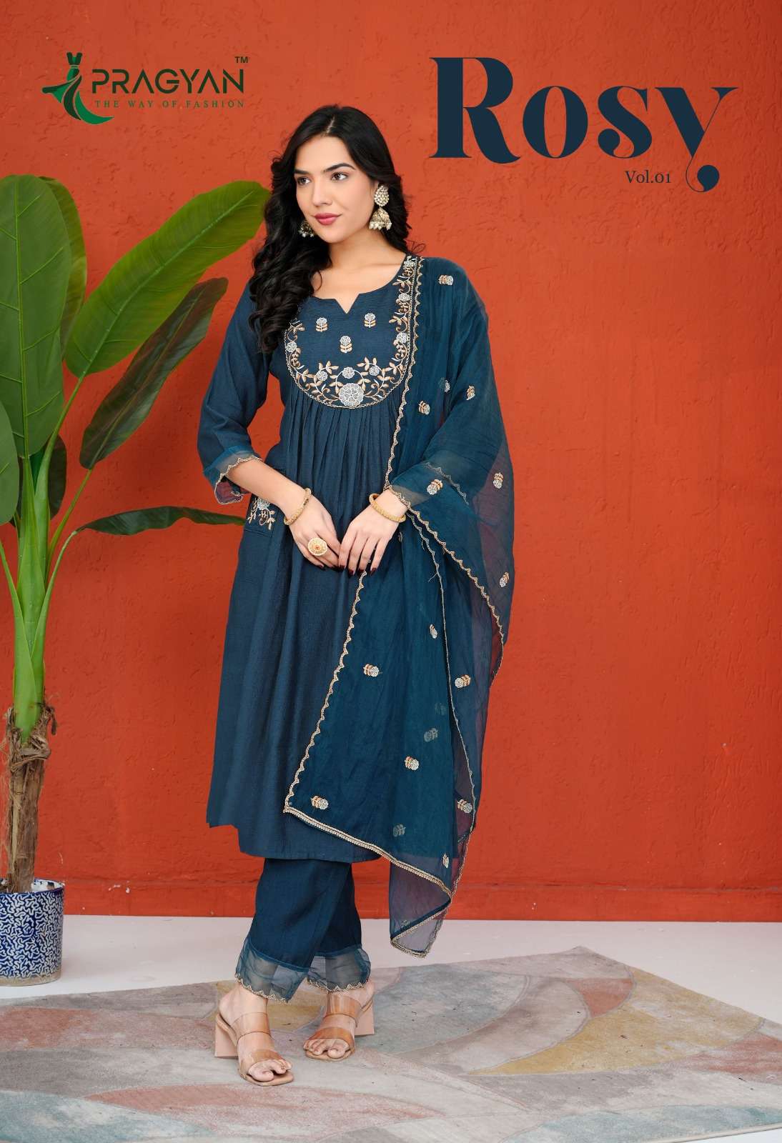 PRAGYAN KURTI ROSY VOL 1 PRINTED KURTI WHOLESALER