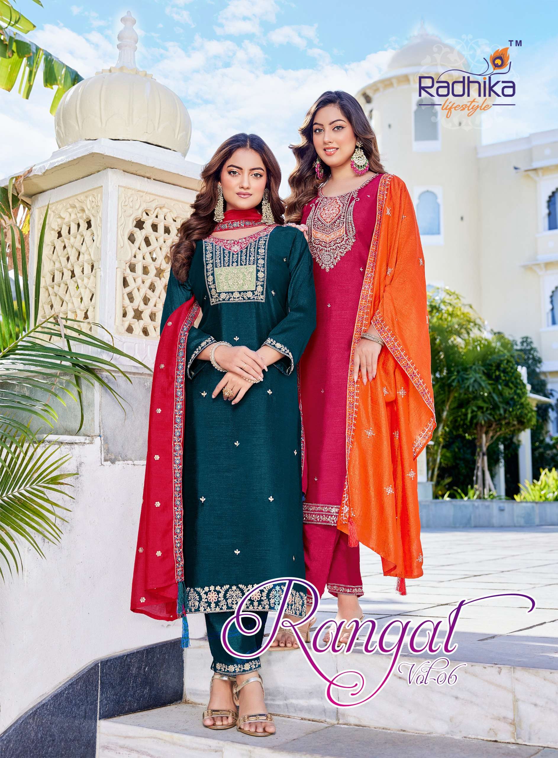 RADHIKA LIFESTYLE KURTI RANGAT VOL 6 PRINTED KURTI WHOLESALER