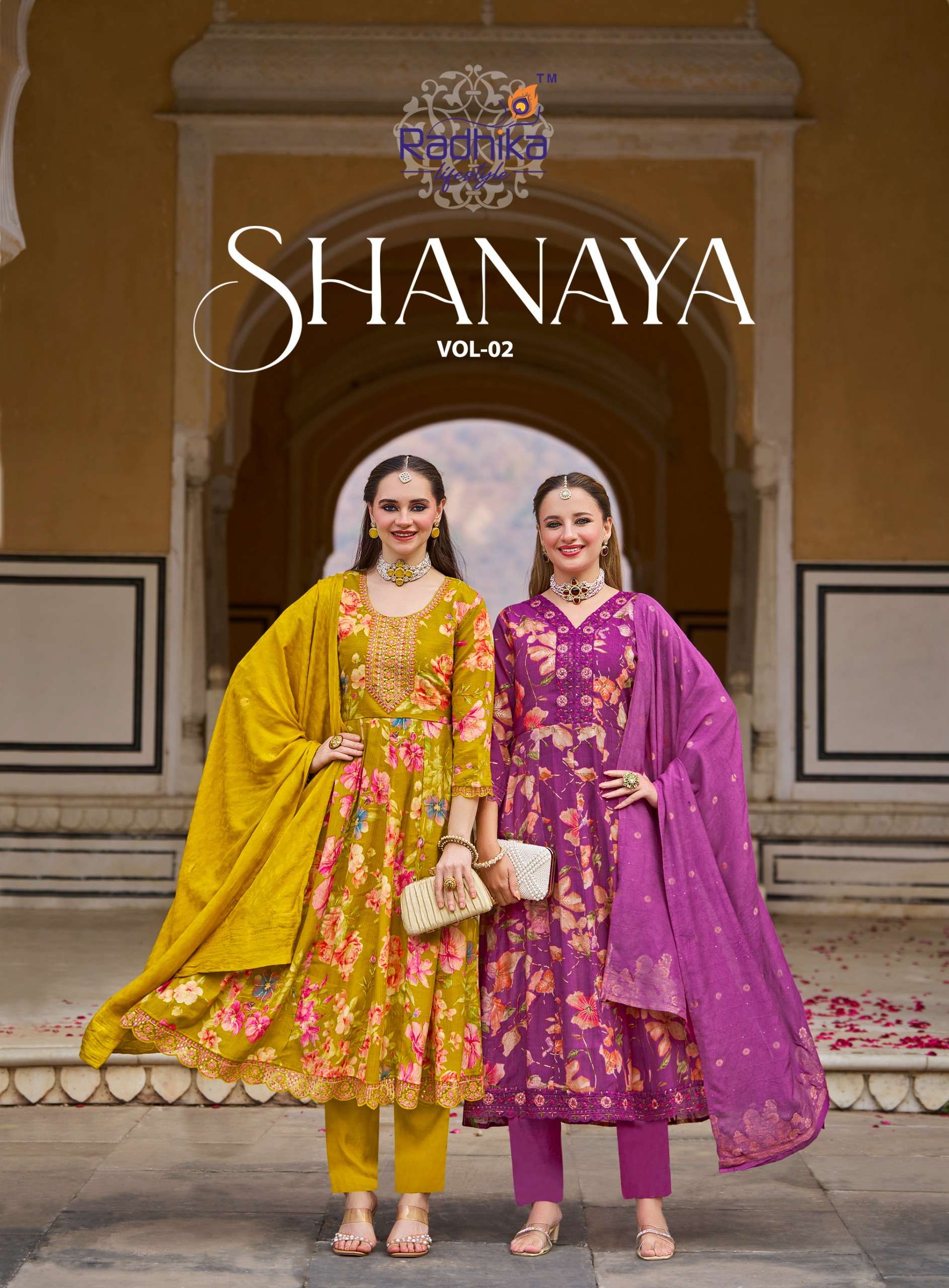 RADHIKA LIFESTYLE KURTI SHANAYA VOL 2 PRINTED KURTI WHOLESALER
