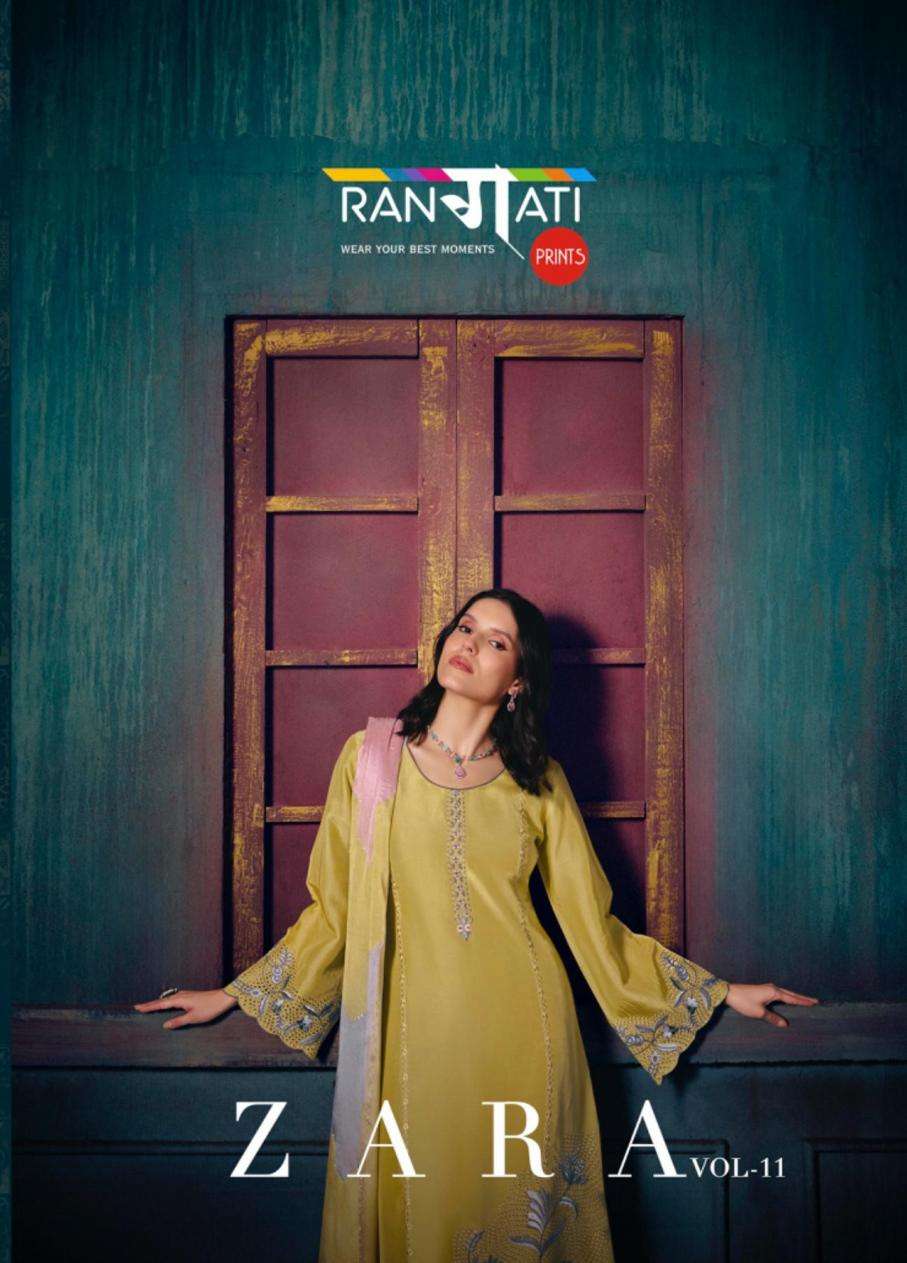 RANGATI SUIT ZARA VOL 11 PRINTED KURTI WHOLESALER