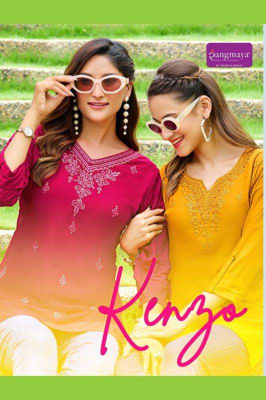 RANGMAYA KURTI KENZA PRINTED KURTI WHOLESALER