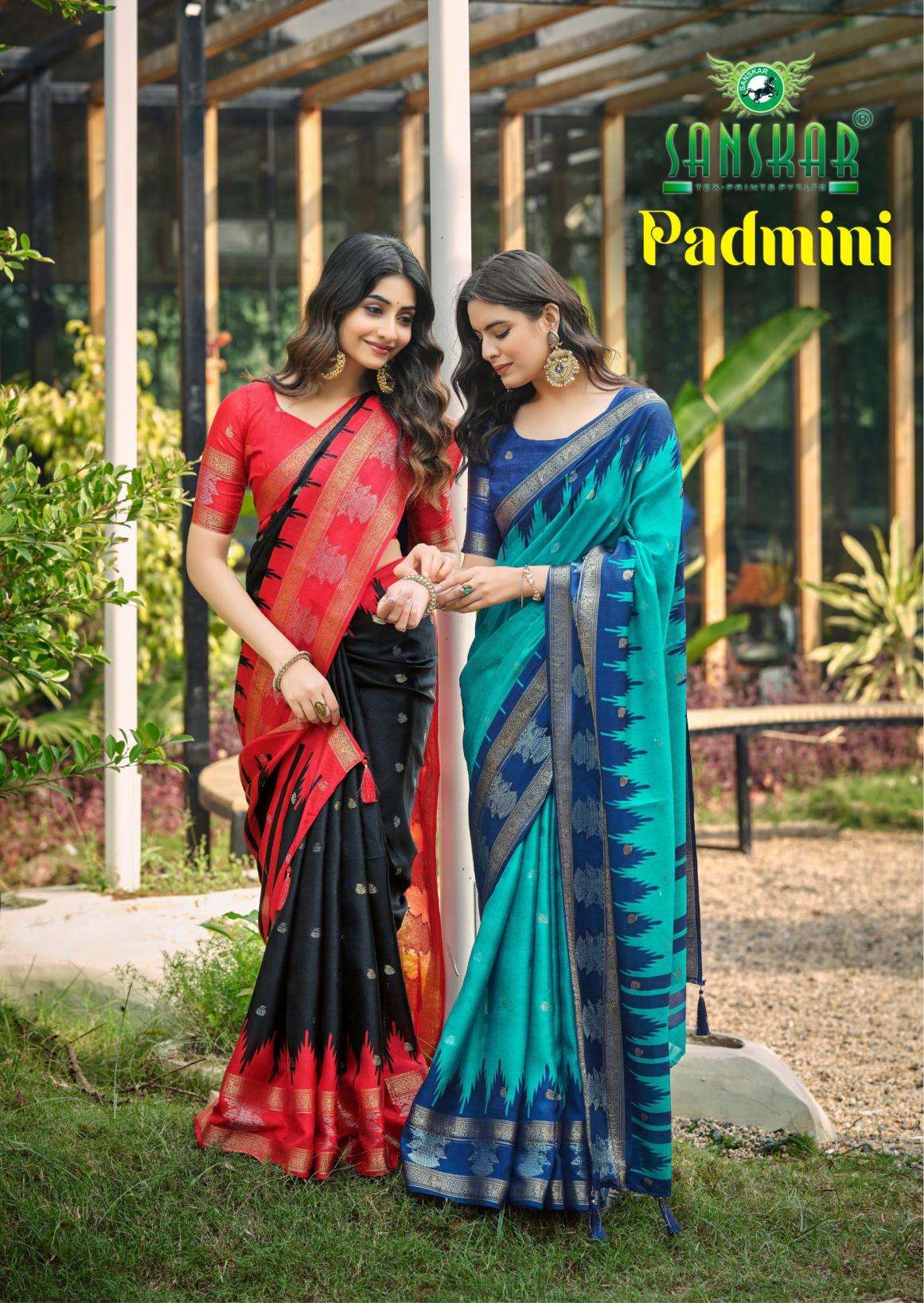 SANSKAR TEX PRINTS SAREES PADMINI PRINTED KURTI WHOLESALER