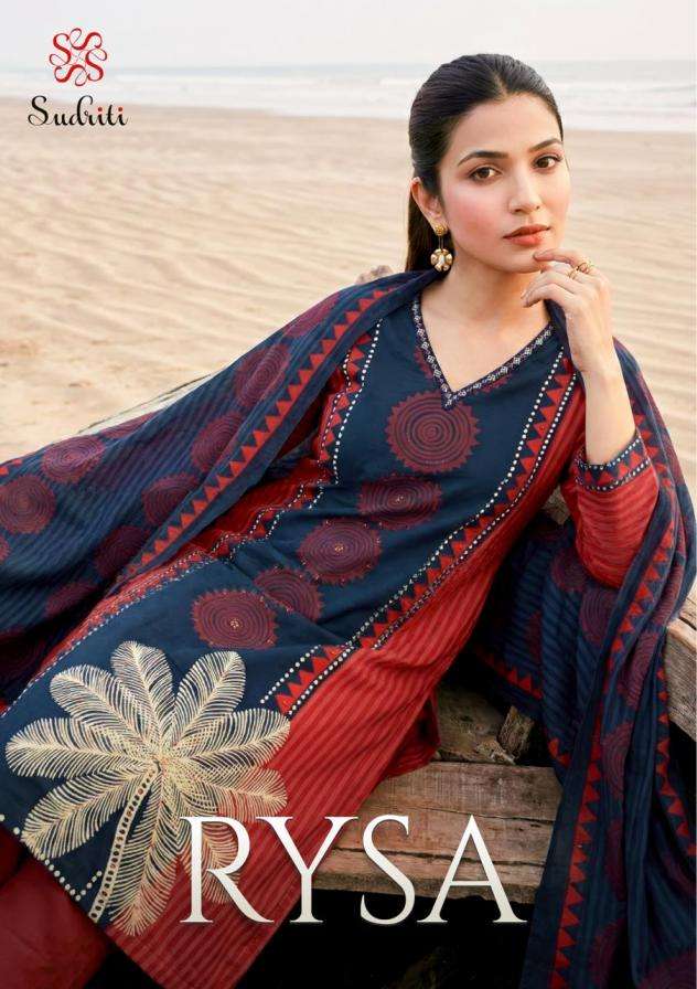 SUDRITI SUIT RYSA PRINTED KURTI WHOLESALER