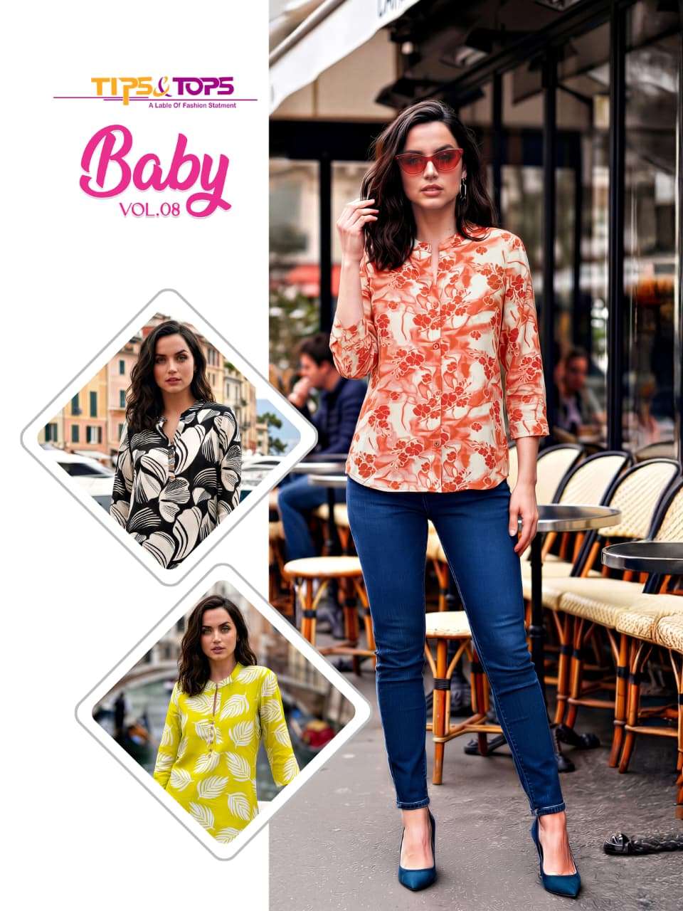 TIPS & TOPS KURTI BABY VOL 08 PRINTED KURTI WHOLESALER