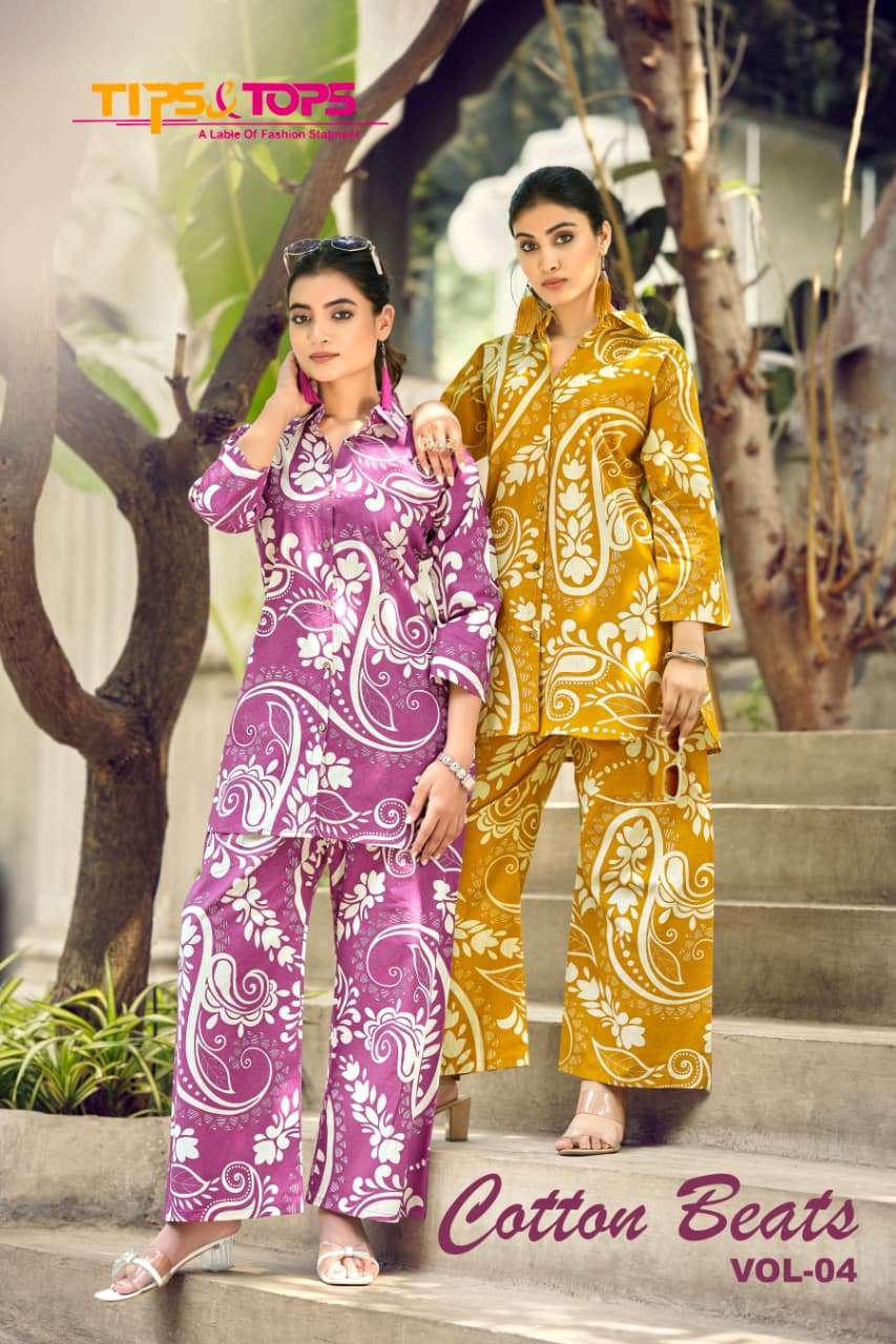 TIPS & TOPS KURTI COTTON BEATS VOL 04 PRINTED KURTI WHOLESALER