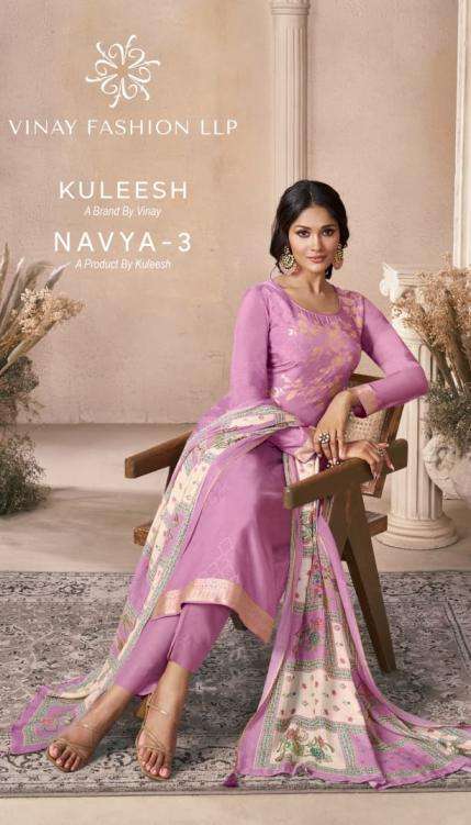 VINAY FASHION SUIT NAVYA VOL 3 PRINTED KURTI WHOLESALER