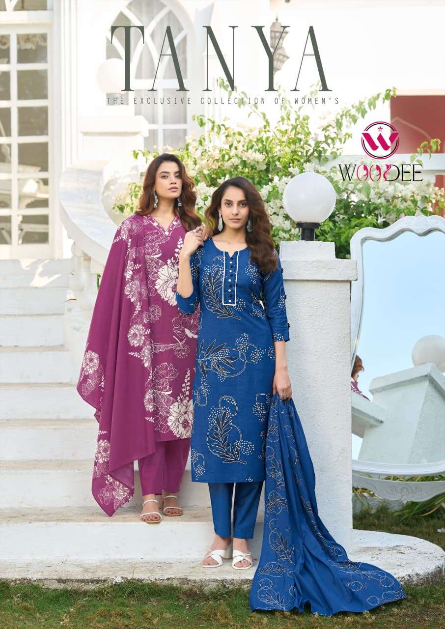 WOODEE KURTI TANYA PRINTED KURTI WHOLESALER