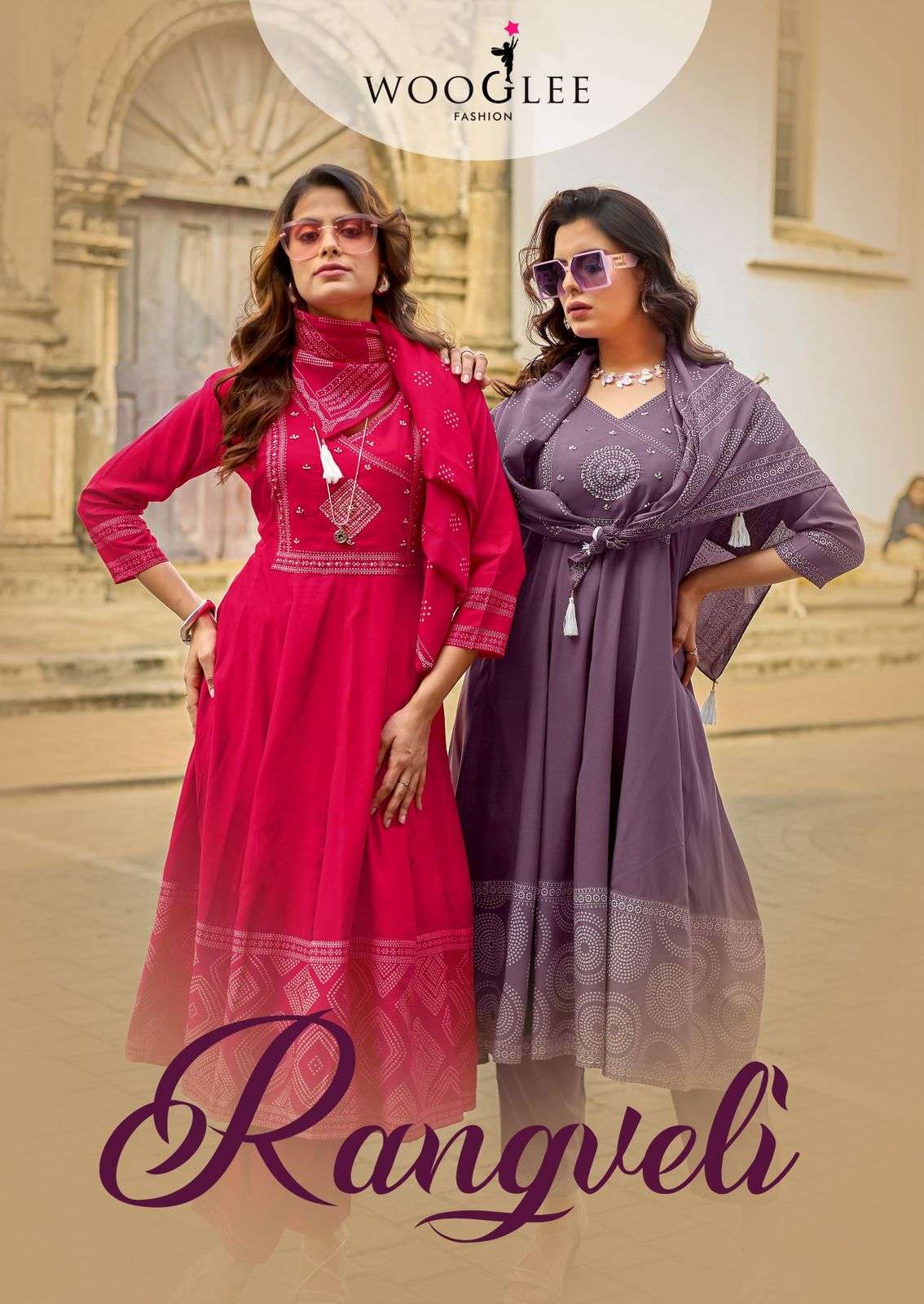 WOOGLEE KURTI RANGVELI PRINTED KURTI WHOLESALER 