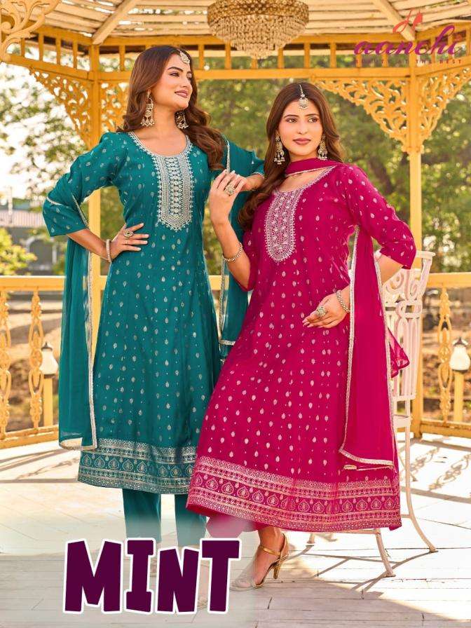 AANCHI KURTI  MINT PRINTED KURTI WHOLESALER
