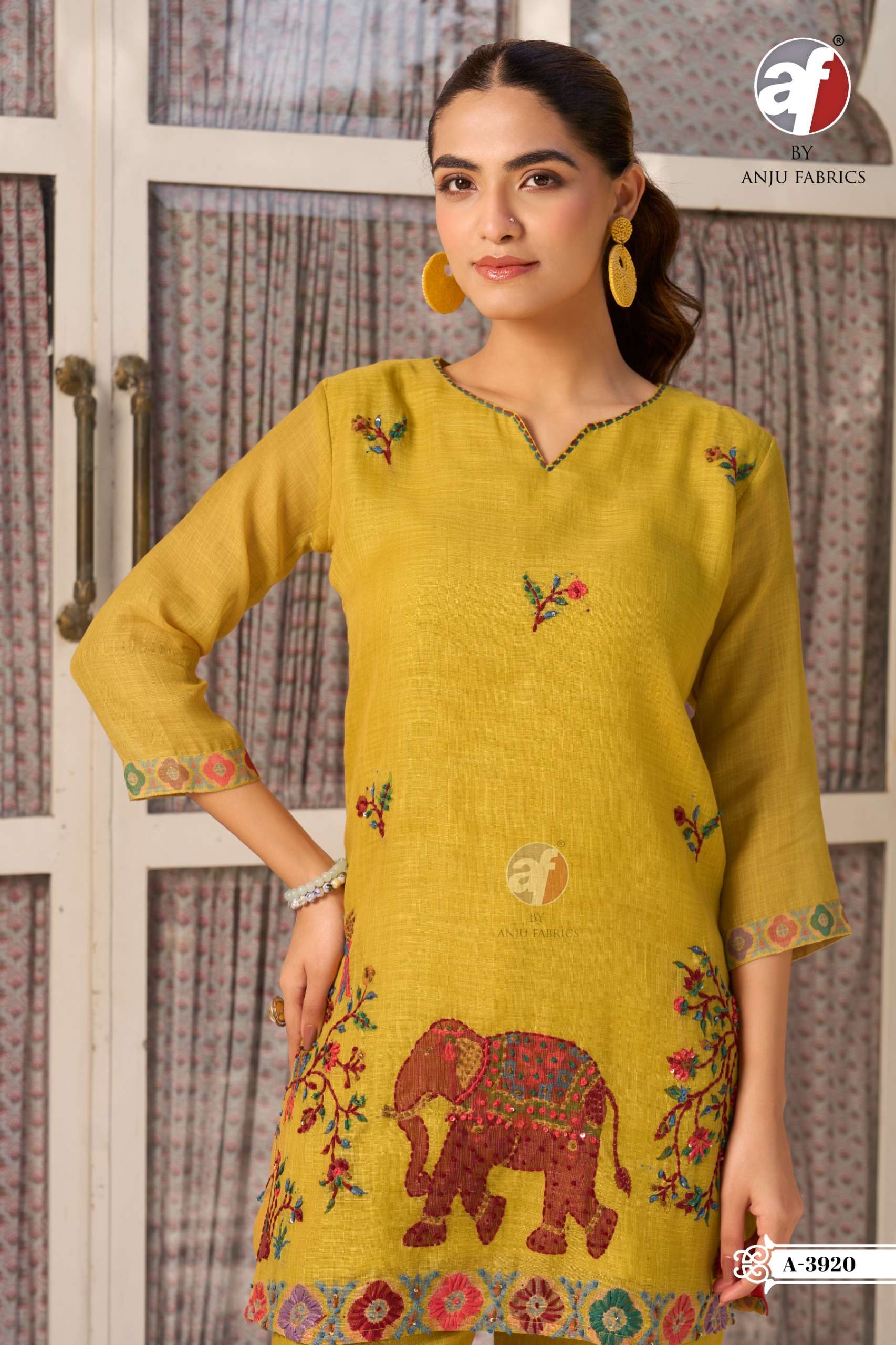 AF KURTI D.NO:-A 3921 PRINTED KURTI WHOLESALER