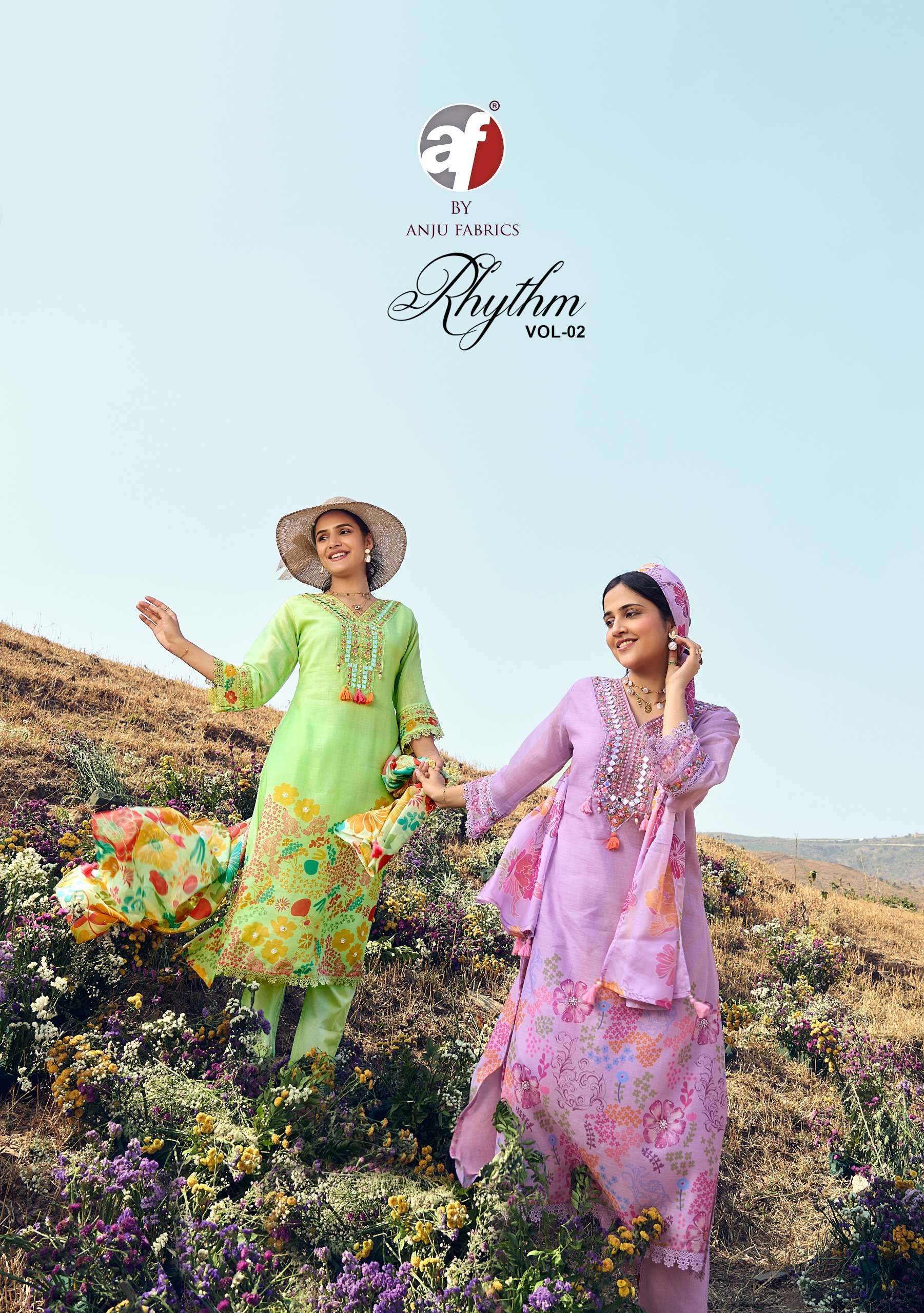 AF KURTI RHYTHM VOL.2 PRINTED KURTI WHOLESALER