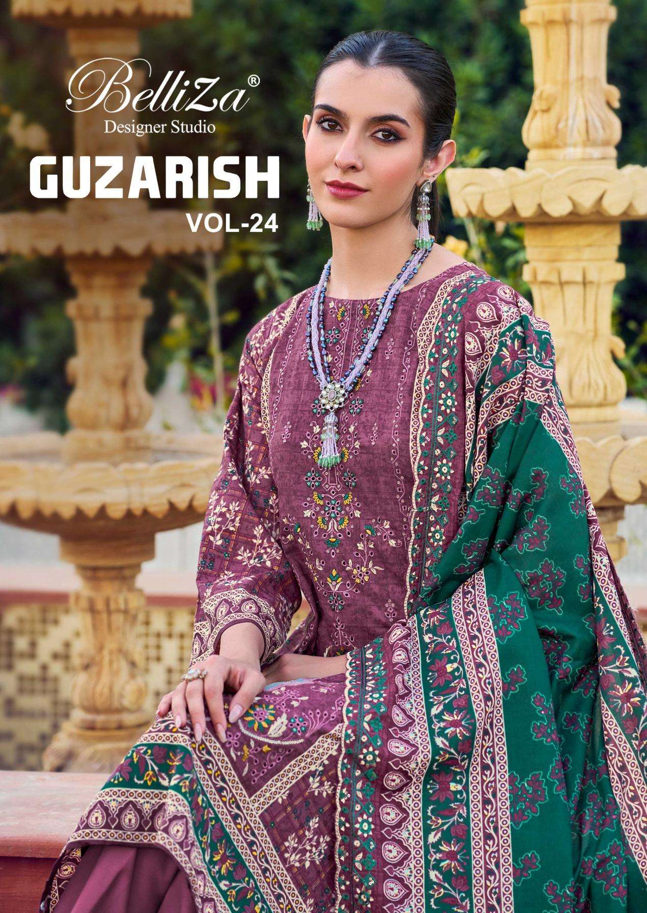 BELLIZA DESIGNER KURTI GUZARISH VOL 24 PRINTED KURTI WHOLESALER