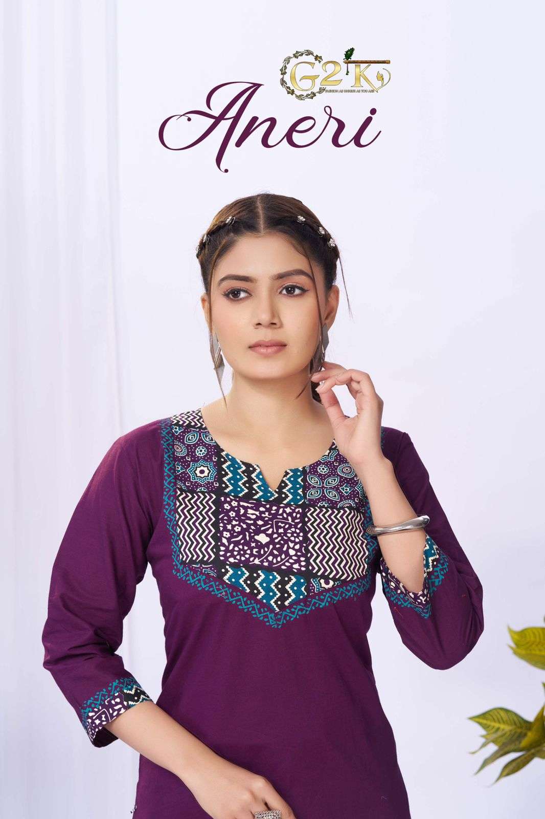 G2K KURTI ANERI PRINTED KURTI WHOLESALER 