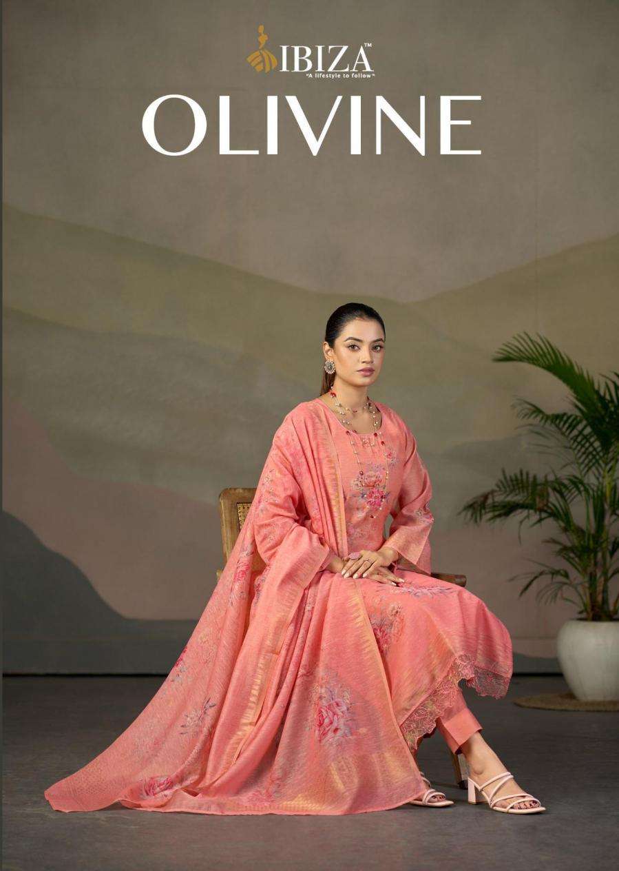 IBIZA SUIT OLIVINE PRINTED KURTI WHOLESALER