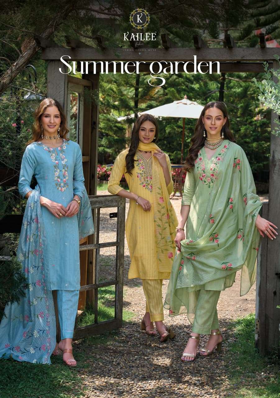 KAILEE FASHION KURTI SUMMER GARDEN PRINTED KURTI WHOLESALER