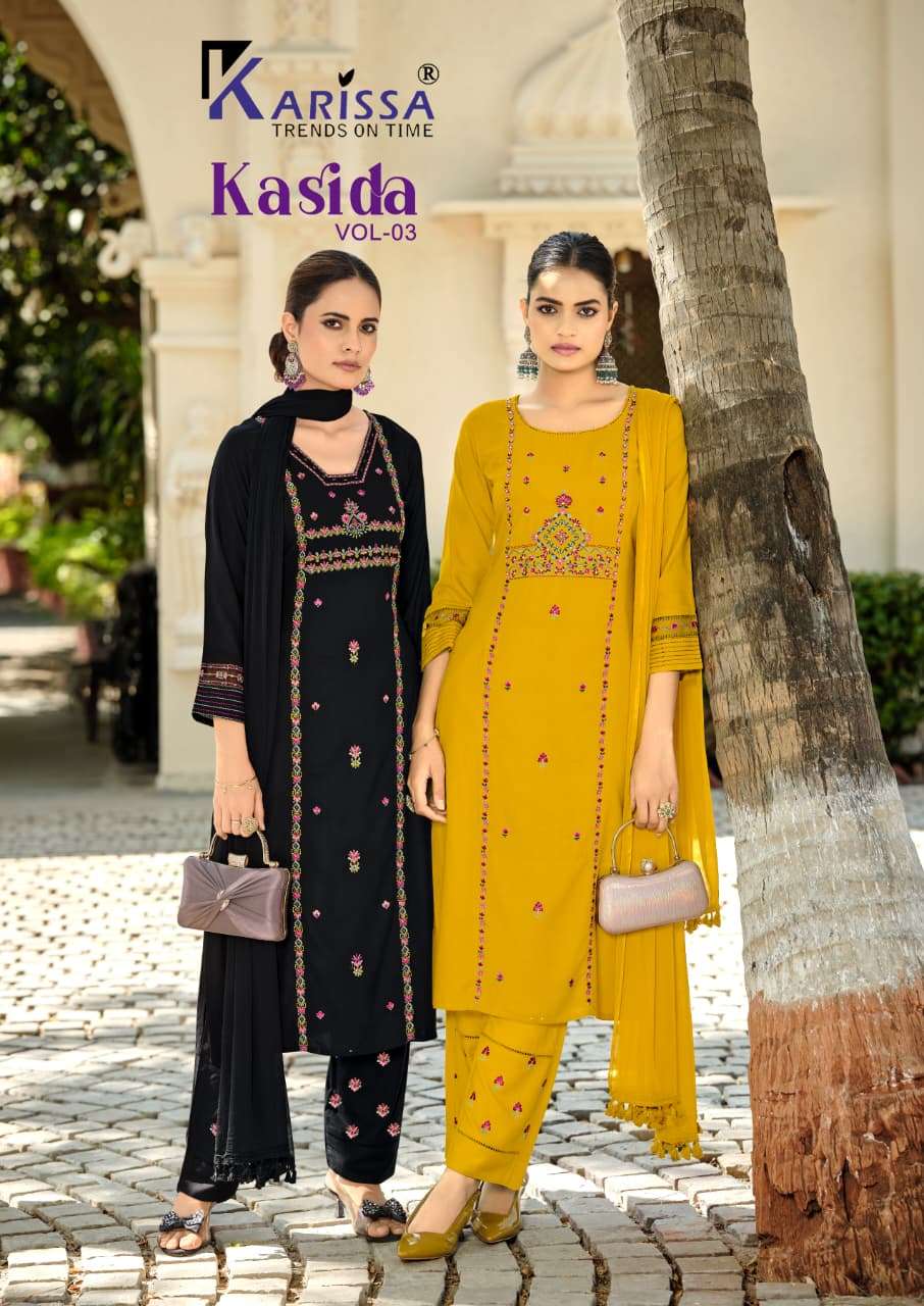 KARISSA KURTI KASIDA vol-3 PRINTED KURTI WHOLESALER 
