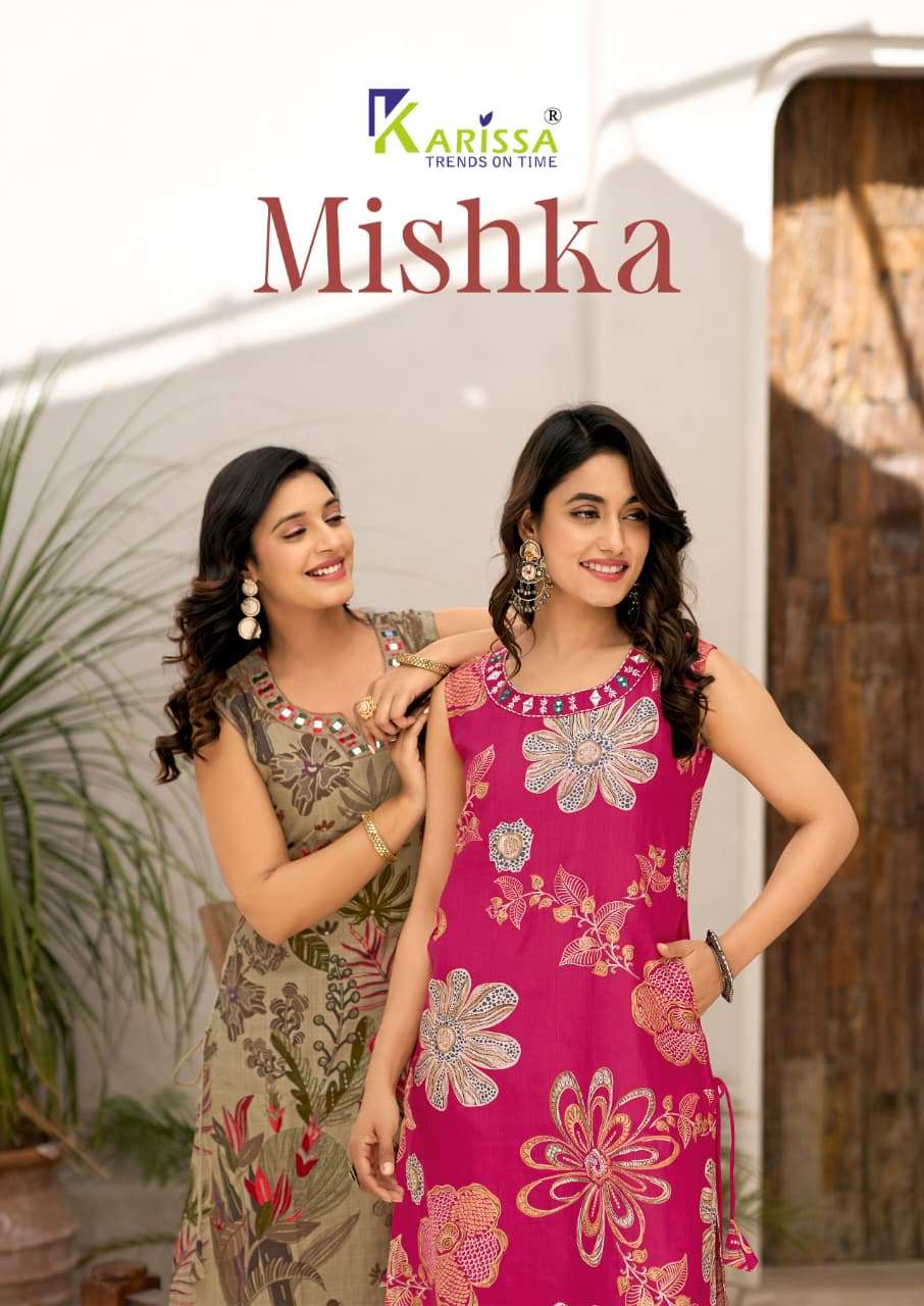 KARISSA KURTI MISHKA PRINTED KURTI WHOLESALER