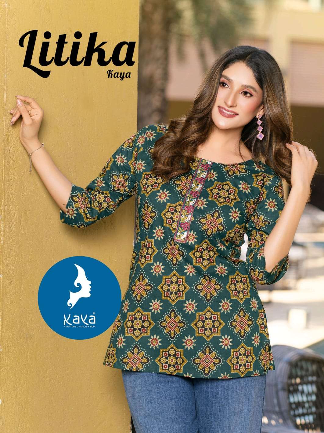 KAYA KURTI LITIKA PRINTED KURTI WHOLESALER