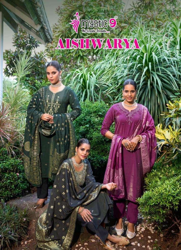 MYSTIC 9 KURTI AISHWARIYA VOL1PRINTED KURTI WHOLESALER