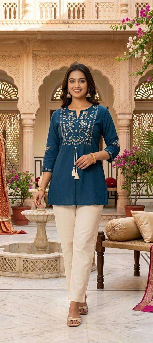 P R CLOTHING KURTI SHORT KURTIS PRINTED KURTI WHOLESALER