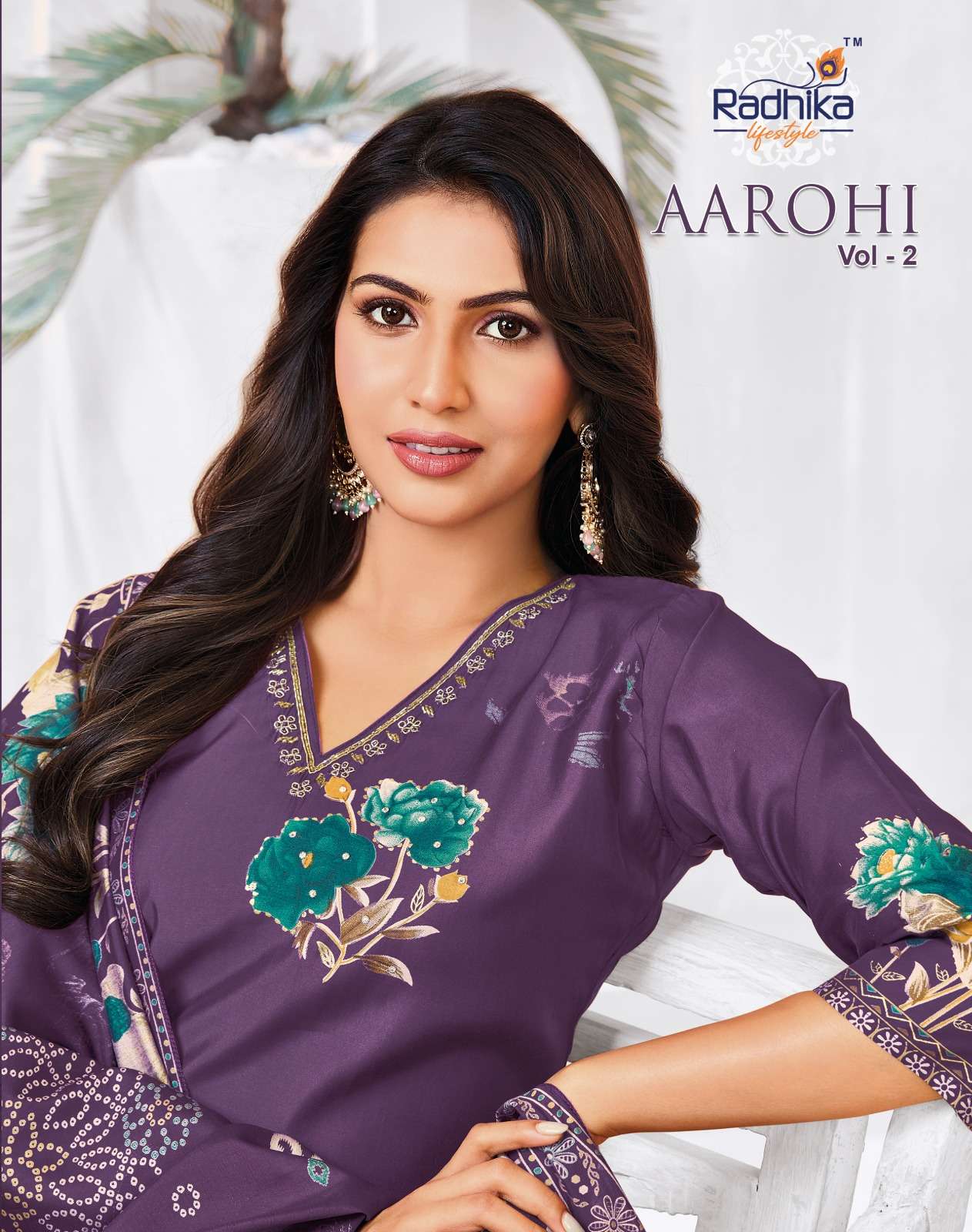RADHIKA LIFESTYLE KURTI AAROHI VOL 2 PRINTED KURTI WHOLESALER