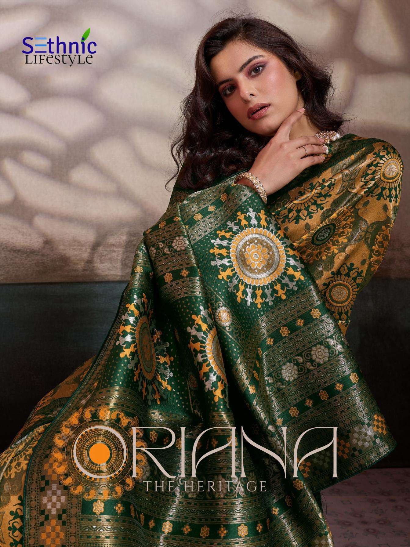 SETHNIC LIFESTYLE SAREES ORIANA PRINTED KURTI WHOLESALER