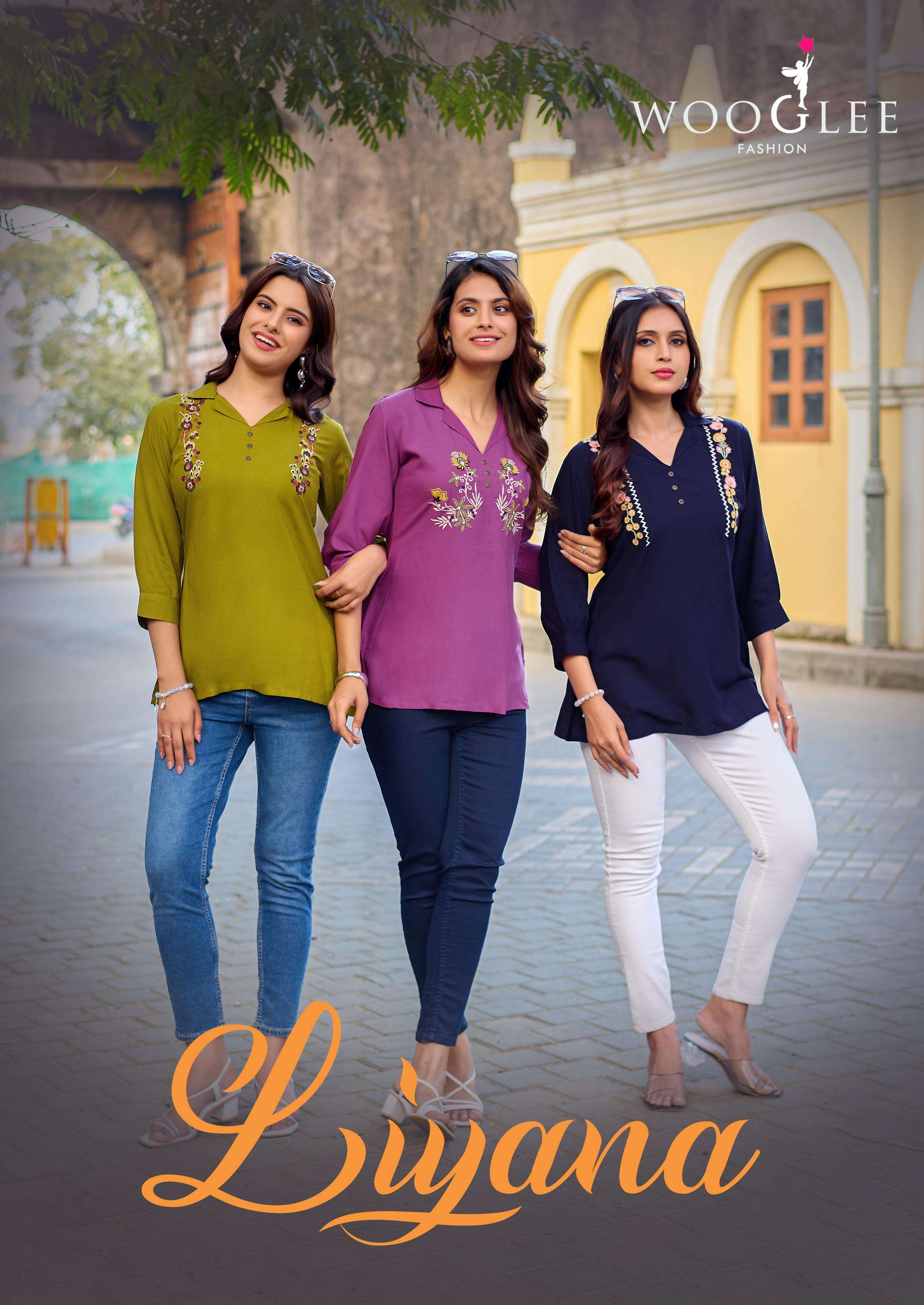 WOOGLEE KURTI LIYANA PRINTED KURTI WHOLESALER