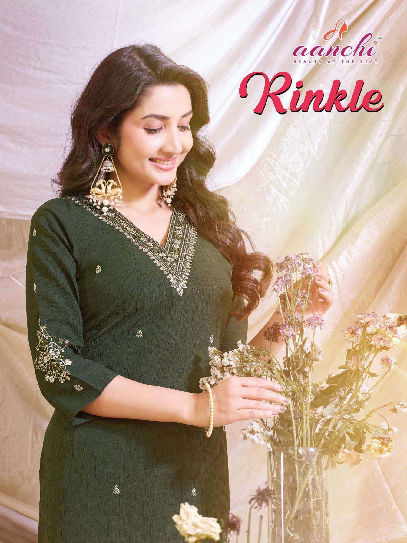 AANCHI KURTI RINKLE PRINTED KURTI WHOLESALER