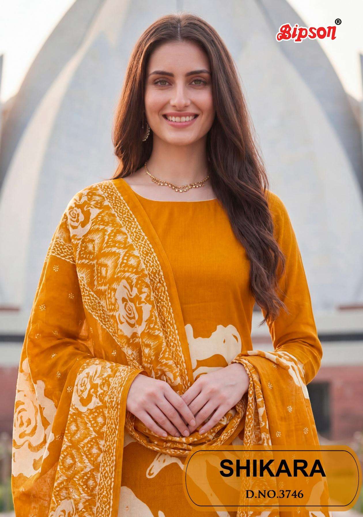 BIPSON FASHION SUIT SIKARA 3746 PRINTED KURTI WHOLESALER