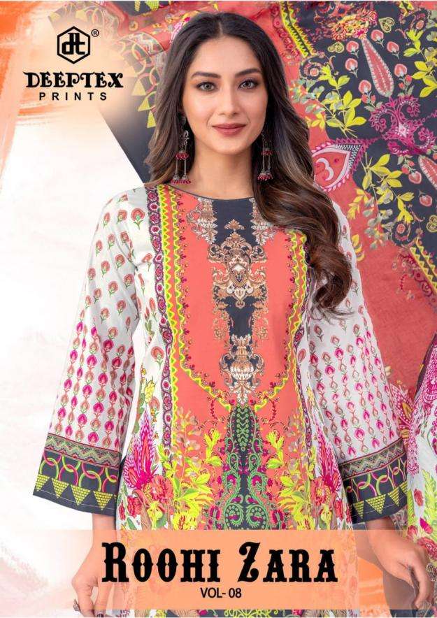 deeptex KURTI roohi zara vol 8 PRINTED KURTI WHOLESALER 